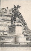 PARIS - 75 -  CPA DOS SIMPLE De La Statue De  Louis XIV, Place Des Victoires  - ENCH11  - - Standbeelden