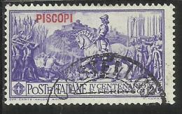 EGEO 1930 PISCOPI FERRUCCI CENT. 20 CENTESIMI USATO USED OBLITERE´ - Aegean (Piscopi)
