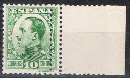 Sello 10 Cts Alfonso XIII Vaquer Perfil, VARIEDAD Doble Dentado, Num 492dd ** - Unused Stamps