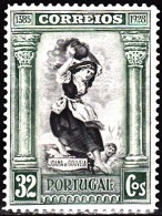 PORTUGAL - 1928,  Independência De Portugal - (3ª Emissão)   32 C.  * MH  MUNDIFIL  Nº 443 - Unused Stamps