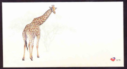 South Africa - 1998 - Additional Value To The Definitive , Redrawn - FDC 6.75 - Unserviced - Giraffes