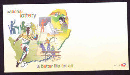 South Africa - 2000 - National Lottery - FDC 6.113 - Unserviced - Brieven En Documenten