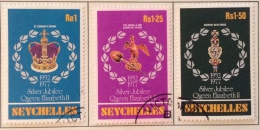 Seychelles Used (0) 1977 Sc 383/385 - Seychellen (1976-...)