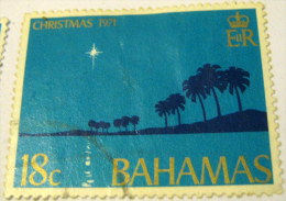 Bahamas 1971 Christmas 18c - Used - 1963-1973 Autonomie Interne