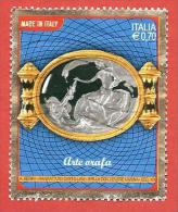 ITALIA REPUBBLICA USATO - 2013 - Arte Orafa - Spilla Con Venere Marina - € 0,70 - S. 3398 - 2011-20: Used