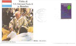 76931)  FDC Della Visita Di Ss.giovanni Paolo II In BENELUX-visita A BEEK 14-5-1985 - Covers & Documents