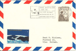 Greenland Card Sent To Denmark With Special Christmas Seal, Cancel Post Early For Christmas Sdr. Strömfjord 19-11-1979 - Storia Postale
