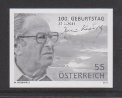 Austria Black Print - Schwarzdruck Mi 2908 - 100th Anniversary Of The Birth Of Bruno Kreisky - 2011 - Used Stamps