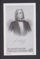 Austria Black Print - Schwarzdruck Mi 2910 - 200th Anniversary Of The Birth Of Franz Liszt - 2011 - Usados