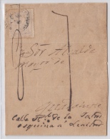 1871-H-7. CUBA ESPAÑA SPAIN. REPUBLICA. 1871. Ed.25. LOCAL MAIL. SOBRE CORREO INTERIOR CON 12 ½ C. RARO. - Prephilately