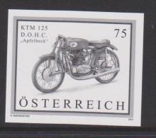 Austria Black Print - Schwarzdruck Mi 2914 - Motorbikes - KTM 125 D.O.H.C. Apfelbeck - 2011 - Oblitérés