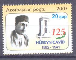 2007.  Azerbaijan, 125y Of Birth Of Husseyn Cavid, 1v,  Mint/** - Aserbaidschan