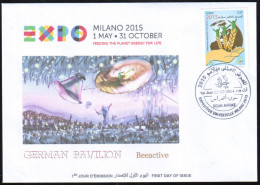 ARGELIA 2014 FDC  FDC Expo Milan 2015 Milano Universal Expo - Italie Italia Italy Exposition Food Germany - 2015 – Milan (Italie)