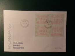 46/500   FDC  FILANDE  1994 - Viñetas De Franqueo [ATM]