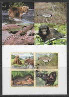 United Nations New York 2000 Animals / Endangered Species 4v Maximum Card (18226) - Tarjetas – Máxima