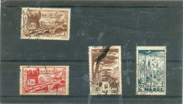 1939 MAROC Y & T N° 176 182 186 188    ( O ) 4 Différents - Oblitérés