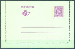 BELGIUM  - 1984 - ENTIER POSTAL -  LION 12 Fr. FR  - CATALOGUE ENTIERS N° 50 III -   Lot 10786 - Cartes-lettres