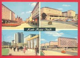 158633 / Karl-Marx-Stadt - ROSENHOF , HOTEL , WILHELM PIECK , NATIONEN STRASSE , CAR - Germany Deutschland Allemagne - Chemnitz (Karl-Marx-Stadt 1953-1990)