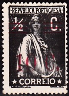 PORTUGAL - 1928-1929,  Ceres, Com Sobretaxa.  10 S/ 1/2 C.  Pap. Pont. D. 15 X 14  (*) MNG  MUNDIFIL  Nº 454g - Unused Stamps