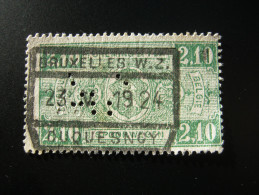 Belgien   ,  FIRMENLOCHUNG , Perfin , 2 Scans  , Selten - 1909-34