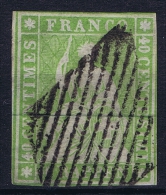 Switserland, 1854 Yv Nr 30 B Used - Usati
