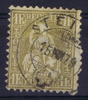Switserland, 1862 Yv Nr 41 Used  Mi Nr 28 - Oblitérés