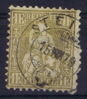 Switserland, 1862 Yv Nr 41 Used  Mi Nr 28 - Gebraucht