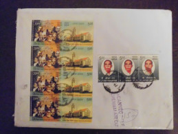 2014 India Envelope With Stamps 2009 Institute Of Science + 2010 P. Jeevandham - Brieven En Documenten