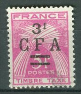 COLONIES - REUNION - TAXE 1949-50: YT 40, O - LIVRAISON GRATUITE A PARTIR DE 10 EUROS - Portomarken