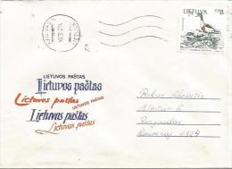 Lithuania 1994 Kaunas Common Shelduck Tadorna Tadorna Duck Domestic Cover - Canards