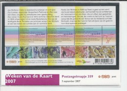 Pz.- Nederland Postfris PTT Mapje Nummer 359 - 03-09-2007 - Weken Van De Kaart. 2 Scans - Neufs