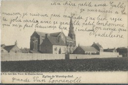 Eglise De Wervicq-Sud.  -  Prachtige Kaart;   1903   Naar  Dour - Wervik
