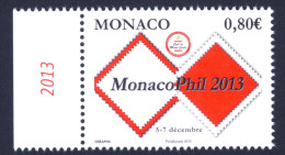 2013 MONACO "MONACOPHIL 2013" SINGOLO MNH - Unused Stamps