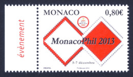 2013 MONACO "MONACOPHIL 2013" SINGOLO MNH - Neufs