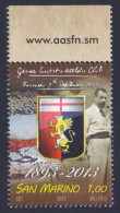 2013 SAN MARINO "120 ANNI DEL GENOA CALCIO" SINGOLO MNH - Nuevos