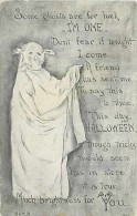 232167-Halloween, F.A. Owen No 864B, Artist MHS, Ghost For Luck, 1913 PM - Halloween