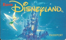 + PASSEPORT DISNEY FEE CLOCHETTE N°11 EURO DISNEYLAND MILAN 00010 225.00 VALIDE 1 JOUR 230592 ETAT COURANT - Disney Passports