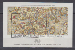 ISLANDE      1990        BF  N°   11          COTE       13 € 00 - Blokken & Velletjes