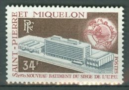 COLONIES - ST-PIERRE-ET-MIQUELON 1970: YT 400, ** MNH - LIVRAISON GRATUITE A PARTIR DE 10 EUROS - Neufs