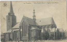 Turnhout  -  Sint-Peter's Kerk;  1919 -  Relais Stempel  Bruges - Turnhout