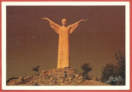 CARTOLINA VG ITALIA - MARATEA (PZ) - Monte S. Biagio - Statua Del Redentore - 10 X 15 - ANNULLO PRAIA A MARE 1990 - Otros & Sin Clasificación