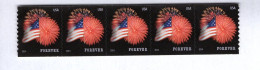 291906539 2014 SCOTT 4854 (XX)   POSTFRIS MINT NEVER HINGED  Strip OF 5  Flag And Firework - Ungebraucht