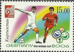 Kyrgyzstan - 2006 - FIFA World Cup In Germany  - Mint Stamp - Kirgisistan