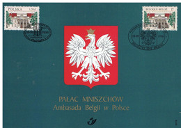 België 2782 Gemeenschappelijke Uitgifte 1998 Warchau Polen Ambassade - Cartas Commemorativas - Emisiones Comunes [HK]