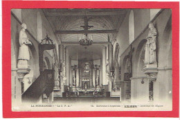 EXMES INTERIEUR DE L EGLISE CARTE EN BON ETAT - Exmes