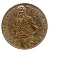 REF 1  : Arthus Bertrand Médaille Touristique Jeton Musée Grevin Mickael Jackson - Non-datés