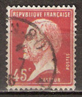 Timbre France Y&T N° 175 (1) Obl. Type Pasteur.  45 C. Rouge. Cote 2,50 € - 1922-26 Pasteur