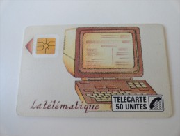 RARE : LA TELEMATIQUE 50U USED CARD - Ad Uso Interno