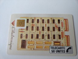 RARE :   L' ELECTRONIQUE 50U USED CARD - Internas