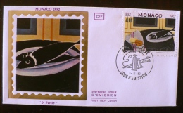 MONACO Peinture, Yvert 1965. BRAQUE Les Poissons Noirs. FDC, Enveloppe 1 Er Jour, 17/10/1994 - Andere & Zonder Classificatie